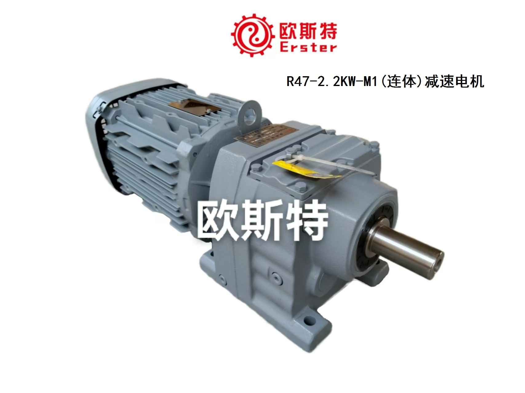 欧斯特减速机R47-Y2.2-4P-4.85-M1（连体）齿轮减速电机