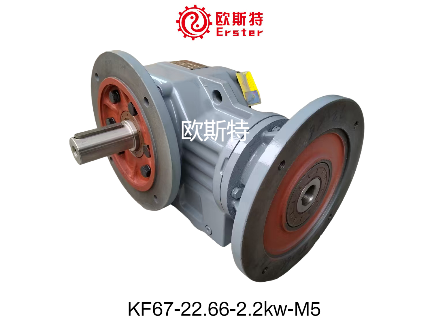 欧斯特减速机KF67-22.66-2.2kw-M5斜齿轮减速机