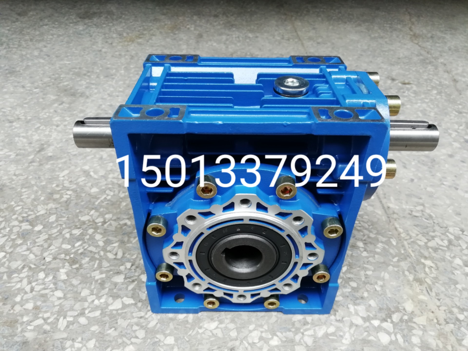 欧斯特NMRV63-5-VS双入轴蜗轮蜗杆减速机（配伺服电机）