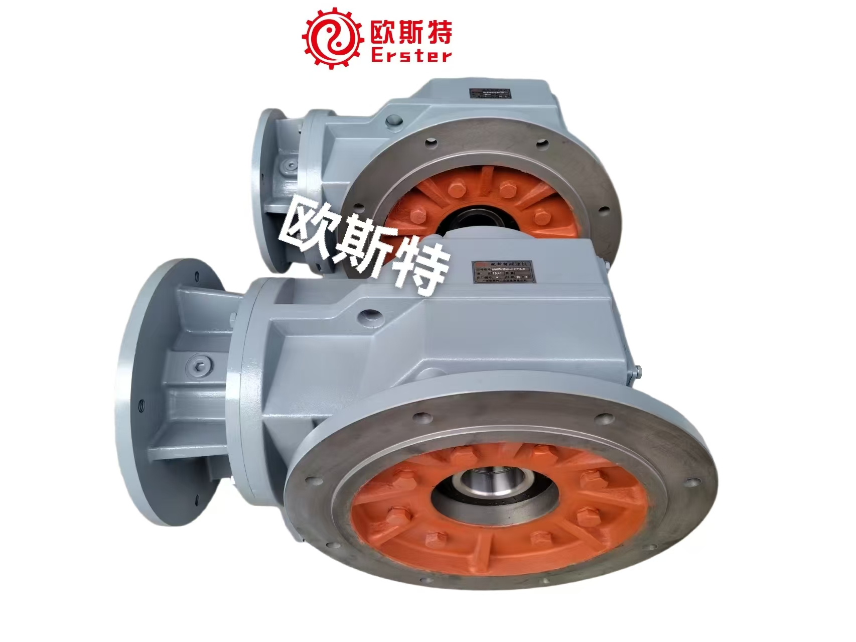 欧斯特减速机KAF97-AM160-11KW-M5-B和KAF97-AM132-4KW-6P斜齿轮-弧齿锥齿轮减速机