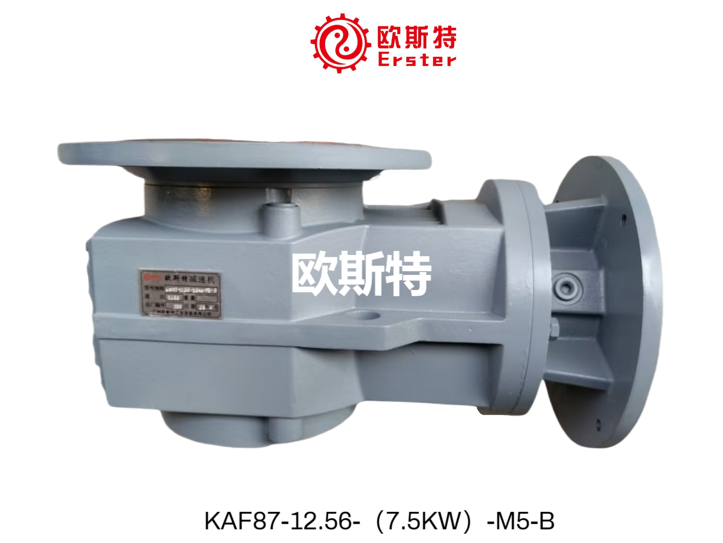 欧斯特减速机KAF87-12.56-（7.5KW）-M5-B斜齿轮减速机